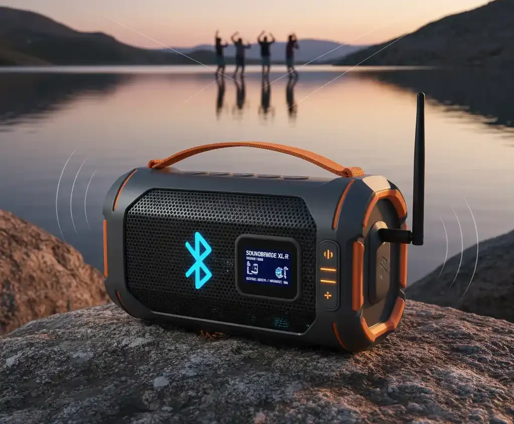 ein Bluetooth-Lautsprecher mit extra großer Reichweite