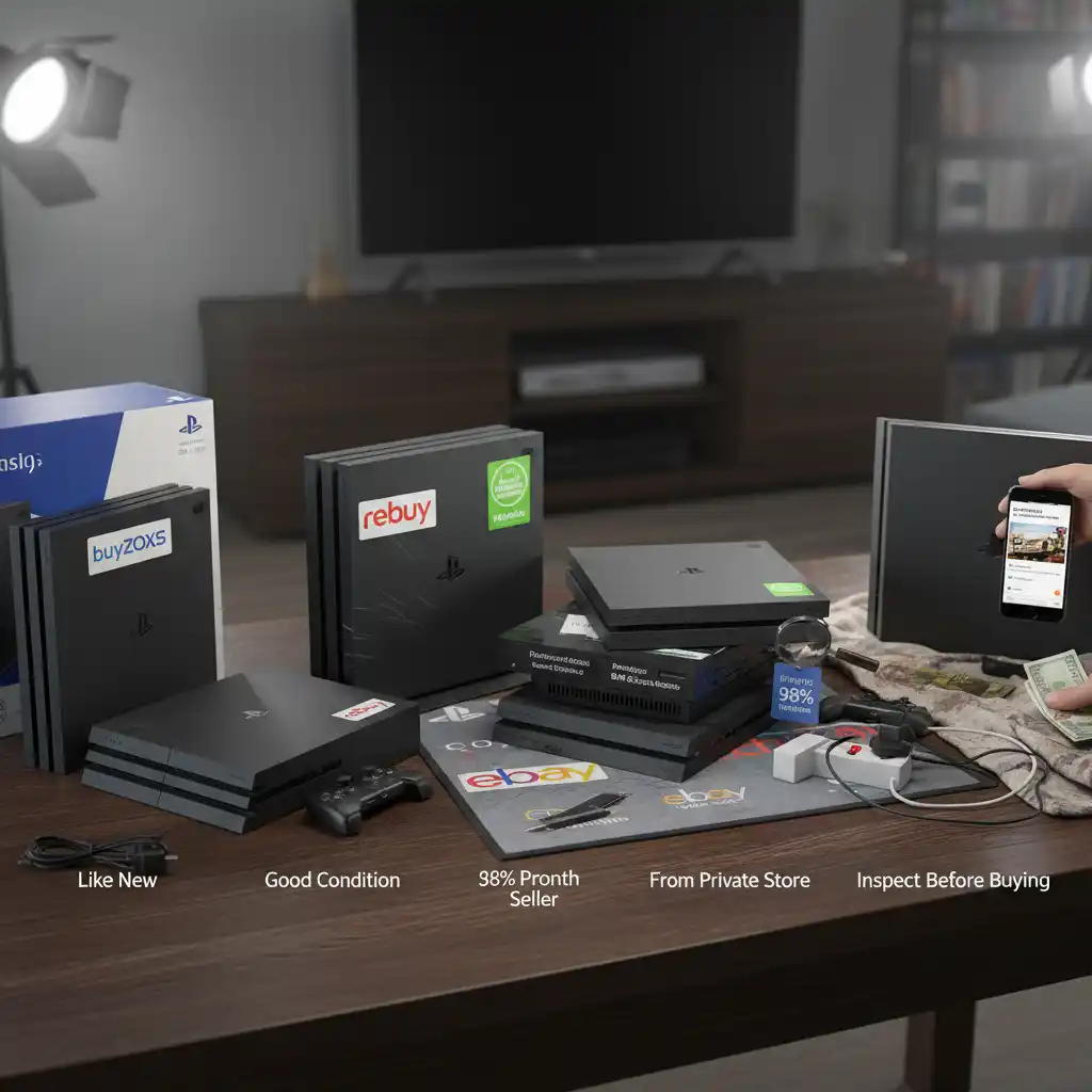 PS4 gebraucht kaufen - Überblick der besten Händler wie buyZOXS, rebuy, refurbed, eBay und Kleinanzeigen mit konkreten Kaufempfehlungen