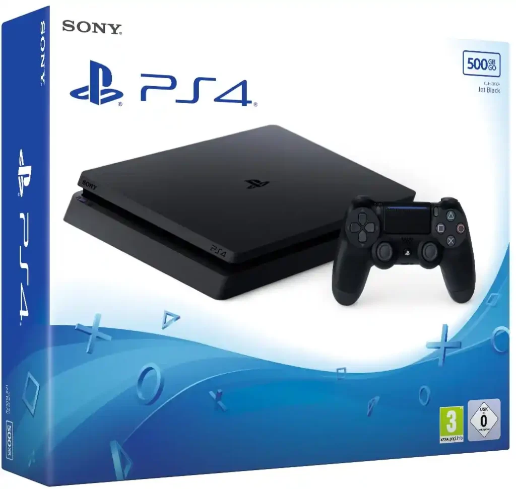 Sony PlayStation 4 Slim 500GB Konsole, Schwarz
