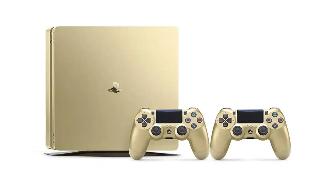 Console Playstation 4 Sony 500 Gb Chassis D slim Gold + 2 Controller Dualshock 4