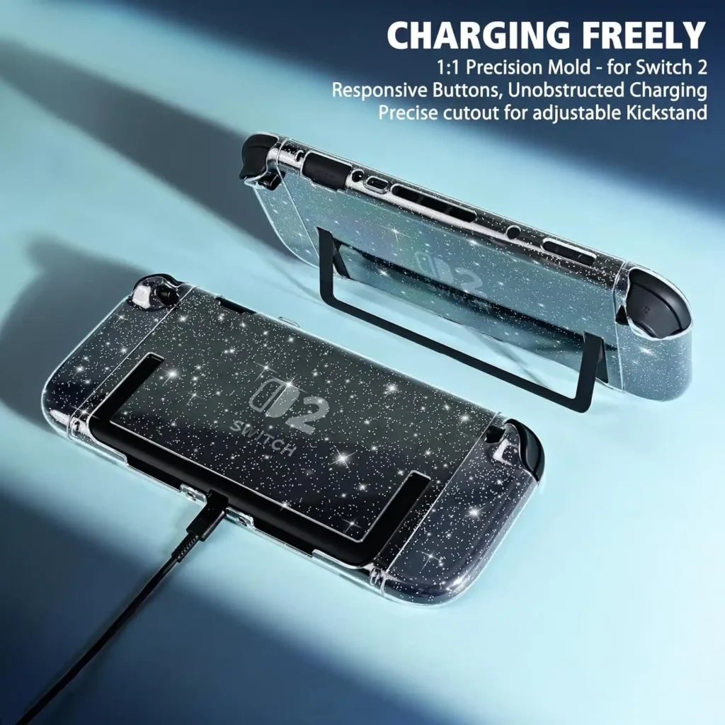 Nintendo Switch 2 Hülle Silikon Glitzer: Wie sich Passform, Schutzwirkung und Haptik in deinem Alltag bewähren
