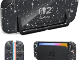 Nintendo Switch 2 Hülle Silikon Glitzer: Funkelt Wie Neu!
