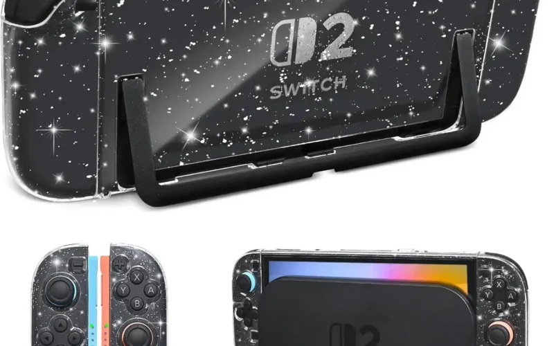 Nintendo Switch 2 Hülle Silikon Glitzer: Funkelt Wie Neu!