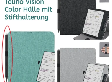 Stylisch & praktisch: Tolino Vision Color Hülle mit Stifthalterung